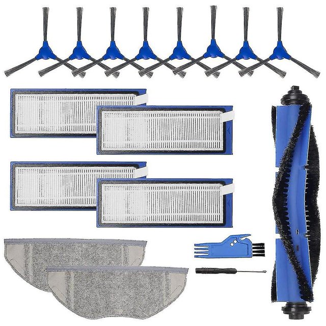 Piezas de recambio del paño de limpieza del cepillo del filtro compatibles con Eufy Robovac L70