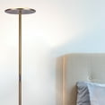 thumbnail image 4 of Brightech Sky Flux LED Torchiere Bright Standing Touch Sensor Floor Lamp, Brass, 4 of 10
