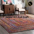 thumbnail image 5 of Jaipur Art And Craft Multicolor Jute Cotton Braided Area Rug Runner Carpet for Home (3x5 Sq ft), 5 of 5