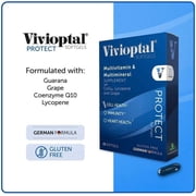 Vivioptal for Men, 30 Capsules, CoQ10, Lycopene & Resveratrol, Multivitamin & Multimineral, Gluten Free