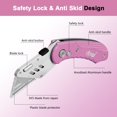 thumbnail image 2 of Cuchillo utilitario Vickay, cortador de cajas, resistente, con 5 cuchillas SK5, 2 of 7
