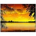 thumbnail image 1 of Sunset Photo Ceramic Tile Mural Kitchen Backsplash Bathroom Shower, 405926-M54, 1 of 9