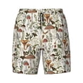 thumbnail image 4 of Lsque Mens Swim Trunks Mushroom Garnish Pattern - Bathing Suit Compression Liner - Beach Swim Shorts Swimwear - (S-3XL) - Stretch Quick Dry -X-Large, 4 of 9
