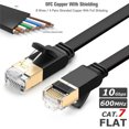 thumbnail image 4 of Inteprter Cable de red tipo Cat7 de 1-20M Cable de Internet de tipo plano para oficina en casa Cable Ethernet Cables de computadora negro 3M, 4 of 6
