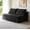 Grey, variant on YWEN Sectional Sofa Couch Bed with Chaise Lounge, Cup Holder, Plush Velvet Upholstery, Flexible L-Shaped Couches for Living Room, Sleeper Sofa Bed with Storage
