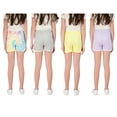 thumbnail image 4 of Sweet Butterfly Girls 4 Pack Dolphin Shorts, Size 5-16, 4 of 4