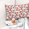 thumbnail image 4 of Yiaed Strawberries Print Brushed Microfiber Envelope Pillowcases, Standard,Envelope Closure Pillow Cases(No pillow core)-16"x24", 4 of 6