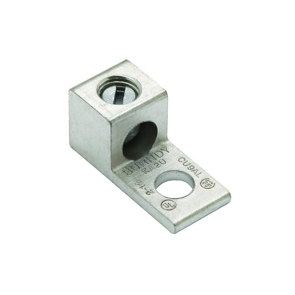Burndy KA25U Electro Tin Plated Aluminum KA-U Universal Terminal (1) 14-1/0 AWG Stranded Copper/Aluminum 12-1/0 AWG Solid Copper