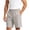 Khaki, variant on EOYWHK Mens Casual Shorts with Pockets Elastic Waist Summer Shorts for Men Soft Lightweight Breathable for Running Jogging Outdoor Active Army Green, Size L