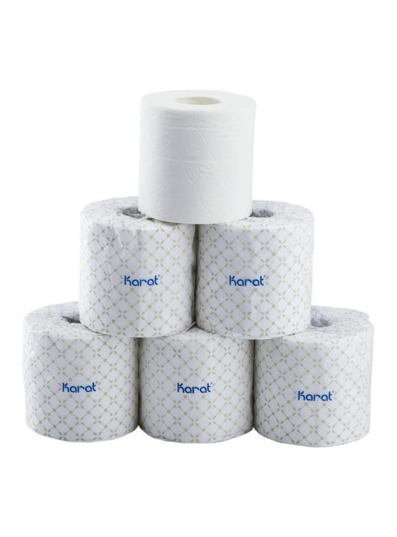 Karat JS-TTW500 2-ply Toilet Paper Rolls (Case of 48)