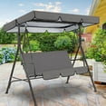 thumbnail image 4 of Vacemry Under $5 Large Garden Swing Cover, Replacement Canopy and Seat Cover, Outdoor Patio Hammock Protection, Oxford Cloth, Weatherproof, for Relaxing, Reading, Picnic, Durable, Easy to Clean, 4 of 7