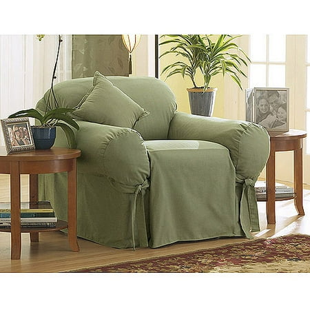 Sure Fit Cotton Duck Chair Slipcover