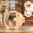 thumbnail image 5 of Alcancía de Madera para Niños, Alcancía Grande para Niños y Niñas, Alcancía de Madera Irrompible, Tarro para Ahorrar Dinero., 5 of 5