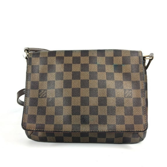 Pre-Owned LOUIS VUITTON N51301 Damier Musette Tango Long Bag Crossbody Flap Pochette... (Good)