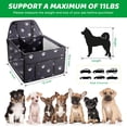 thumbnail image 5 of GENORTH Asientos de coche para perros pequeños y medianos, asiento de coche plegable mejorado para cachorros/mascotas con estructura de PVC, 5 of 5