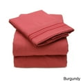 thumbnail image 5 of Porch & Den  Woodland Springs Edinburgh Triple Stitch 4-piece Bed Sheet Set, 5 of 5