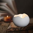 thumbnail image 5 of Mlkoz Home decor, Creatives Eggshells Ceramic Candle Cups Empty Cups High Color Aromatherapy Candle Ware Simples Gift Candlestick Ornaments, Men Gifts, 5 of 6