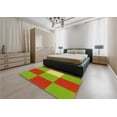 thumbnail image 5 of Ahgly Company Machine Washable Indoor Rectangle Transitional Mahogany Brown Area Rugs, 5' x 7', 5 of 7