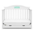 Graco Story 5in1 Convertible Baby Crib with Drawer, White