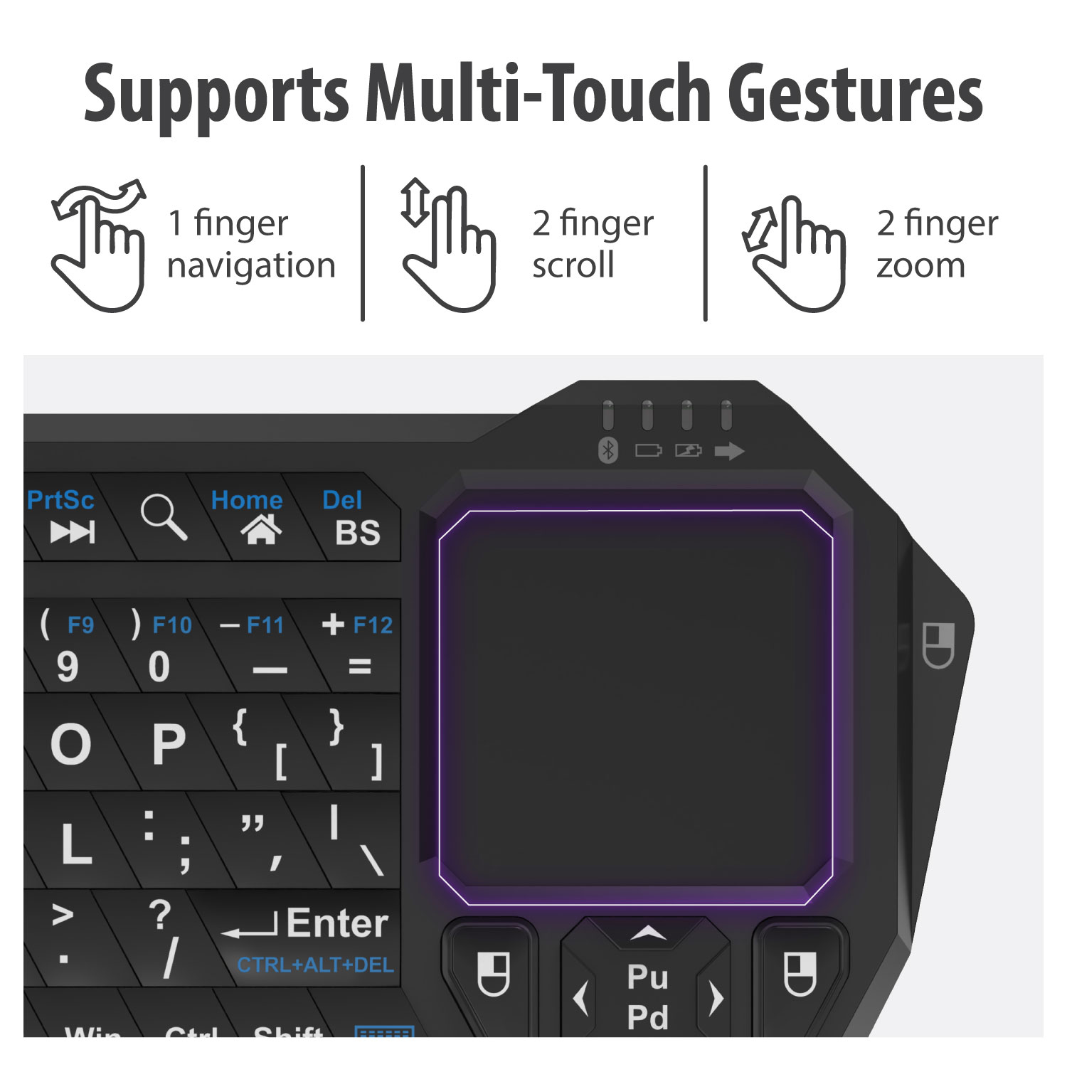 Fosmon Mini Bluetooth Keyboard with Touchpad photo 4