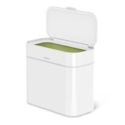 simplehuman Compost Caddy, Detachable and Countertop Bin, 4 Liter / 1.06 Gallon, White