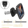 thumbnail image 3 of 4 Pcs Cabinet Handle Drawer Pulls Christmas Elk Knobs with Screws Square Furniture Office Cabinet Knob Decoration, 3 of 7