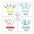 thumbnail image 4 of 200 Pcs Solder Seal Sleeve Wire Connectors, Heat Shrink Butt Splice Connectors, Waterproof Heat Shrink Solder Wire Connectors Seal Sleeve Butt Terminals, 4 of 6