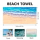 thumbnail image 4 of Toalla de playa de microfibra - manta de secado rápido a prueba de arena para piscina, viajes, gimnasio - 31x62 pulgadas - ultra absorbente y portátil, 4 of 6