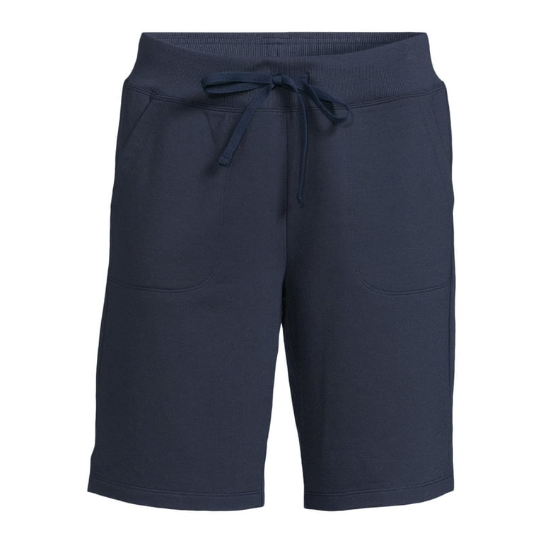 Athletic Works Women s French Terry Bermuda Short Sizes XS XXXL Walmart