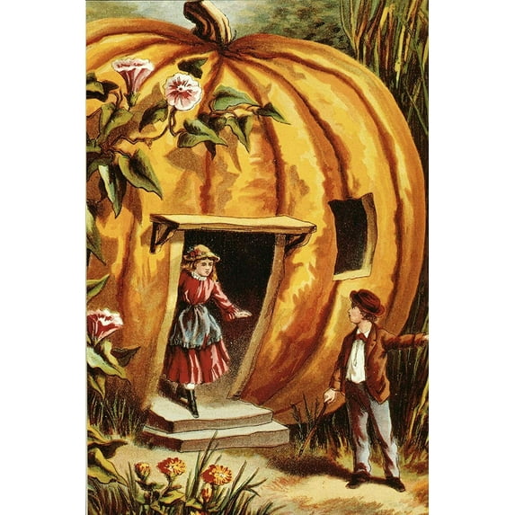Bo Peep and Tom Thumb - CANVAS OR FINE PRINT WALL ART