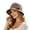 Coffee, variant on Men's Wax Hat Floral Hat Sun Protective Wide Brim Travel Casual Beach Hat, One Size