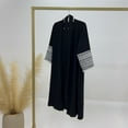 thumbnail image 5 of KAUOD Kids Abaya Muslim Dress Boys Girls Open Front Eid Prayer Thobe Plain Long Sleeve Soft 𝐈slamic Traditional Clothes, 5 of 9