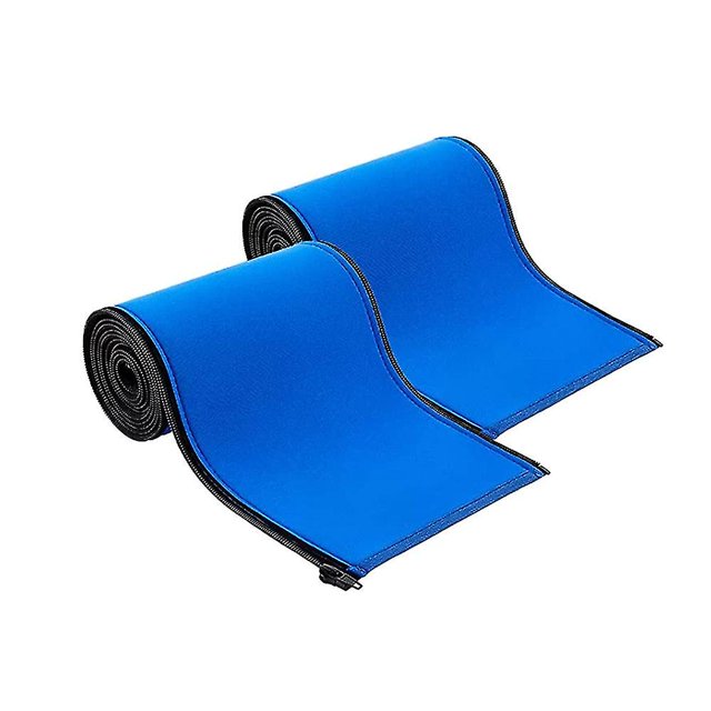 Paquete de 2 cubiertas de pasamanos de piscina de 6 pies, cubierta de pasamanos de piscina, cubiertas de agarre de riel de hormiga para Swimmin