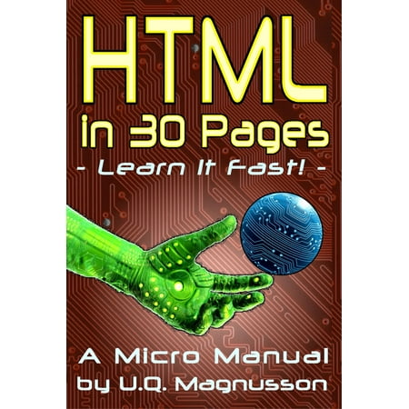 HTML in 30 Pages - eBook