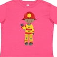 thumbnail image 4 of Inktastic African American Boy, Fireman, Firefighter, Helmet Boys Toddler T-Shirt, 4 of 5