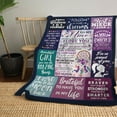 thumbnail image 5 of Niece Throw Blanket 50''''x60'''', Niece Gift for Woman on Birthday Graduation, to My Niece Gift, Niece Gift from Auntie, Gift for Niece Granddaughter Girl from Aunt Uncle, Best Niece Gift Ideas, 5 of 6