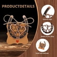 thumbnail image 3 of 30 Pcs Good Lucky Horseshoe Favors Vintage Metal Horseshoes with Kraft Tags Rustic Horse Shoe Gifts for Vintage Wedding Party Decorations Kentucky Derby Party Decorations Valentine's day Decorations, 3 of 6