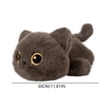 thumbnail image 2 of 11.8in Cat Plush Stuffed Animals Cute Plush Doll Collectible Calico Siamese Kitty Plushies , Best Gifts for Birthdays, Easter, and Valentine's Day (Khaki), 2 of 4
