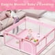thumbnail image 3 of Baby Playpen Jaobeem Pink Little Princess 127 x 127 cm para interiores y exteriores, 3 of 7