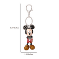 thumbnail image 5 of Disney Mickey Mouse Crystal Pavé Bag Charm Keychain – Officially Licensed, 5 of 6