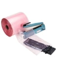 thumbnail image 7 of Roll of Pink Anti-Static Poly Tubing 16 X 1075. Heavy-Duty Poly Tubing 4 mil Thick. Great for Packaging, Storing Sensitive Electronic Components. Ideal for Industrial Applications. Amine Free., 7 of 7