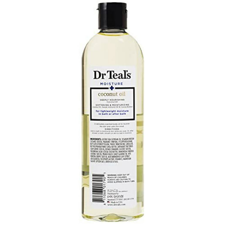 Dr Teal's Body Lotion, Moisture + Nourishing with Coconut Oil & Essential  Oils, 18 fl oz. 