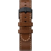 Timex Mens Expedition Scout بني / أسود 43mm في الهواء الطلق ، حزام جلدي