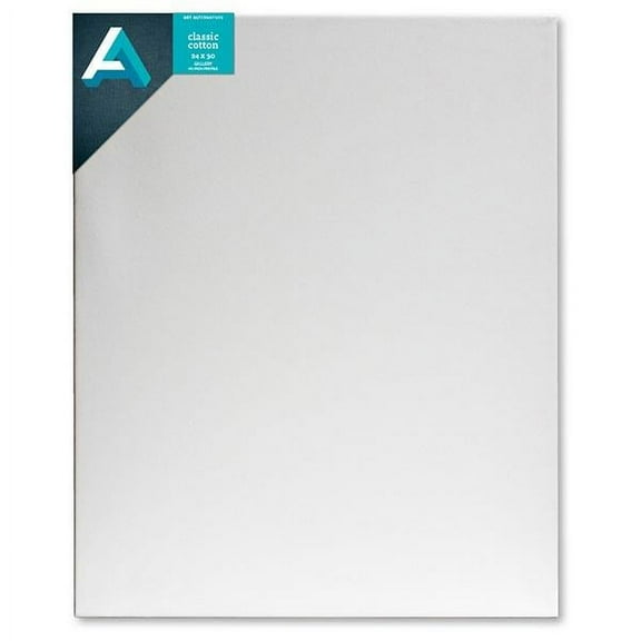 Art Alternatives Classic Cotton Stretched Canvas, Gallery, 1-3/8" Profile, 24" x 30"