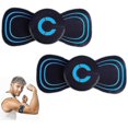 thumbnail image 1 of 2pcs Mini Ems Portable Electric Neck Massager, Cervical Massage For Pain Relief, Mini Massage Device, 1 of 4