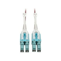 Tripp Lite 3M 10Gb Duplex Multimode 50/125 OM4 LSZH Fiber Patch Cable, Magenta