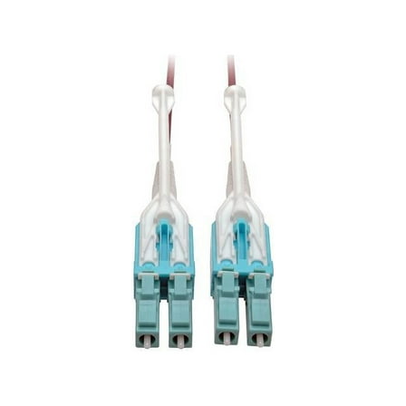 Tripp Lite 3M 10Gb Duplex Multimode 50/125 OM4 LSZH Fiber Patch Cable, Magenta