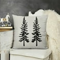 thumbnail image 3 of YINGXI Christmas Christmas Decorations Chirstmas Winter Holiday Throw Pillows Covers Christmas Decor 24x24in, 3 of 6