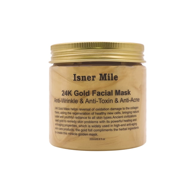 Mascarilla facial de colágeno de oro de 24 quilates Mascarilla reafirmante antienvejecimiento Limpieza profunda Labymos Máscara facial
