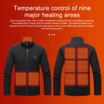 thumbnail image 4 of 9 Chaquetas Aislantes Con Calefacción Y Carga USB para Hombres Y Mujeres (negro M), 4 of 9